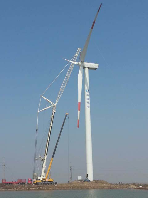 500吨吊装风电